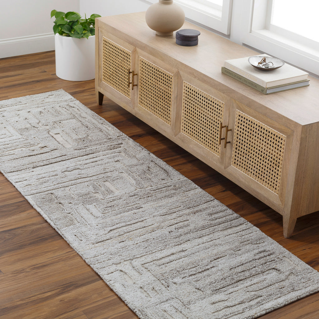 surya calgary cgr 2302 light grey rug