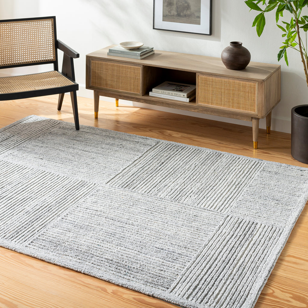 surya calgary cgr 2304 light grey rug