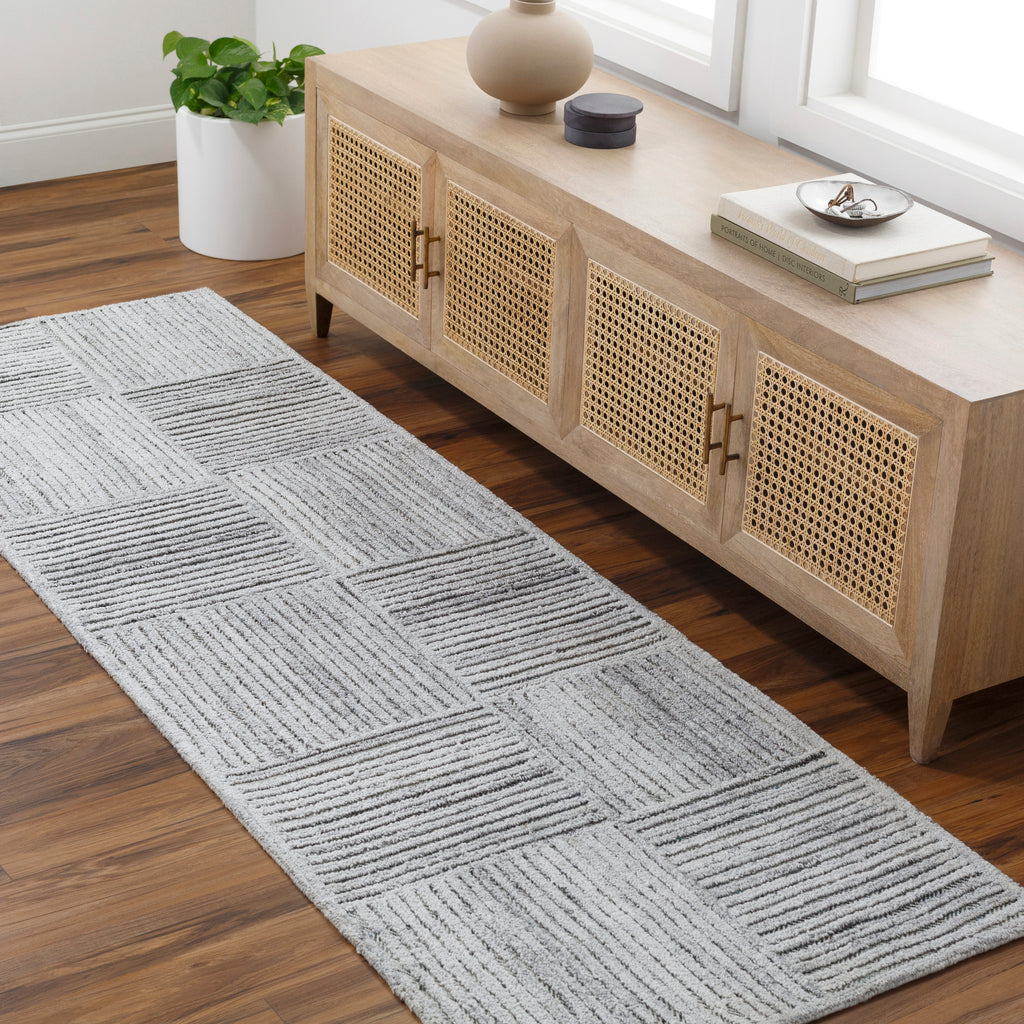 surya calgary cgr 2304 light grey rug