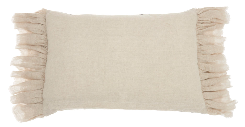 nourison sofia ge903 yellow pillow
