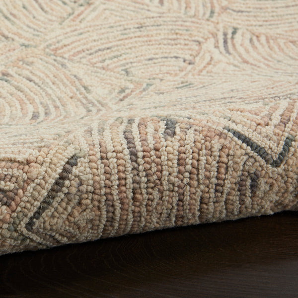 nourison interlock itl05 ivory multi rug