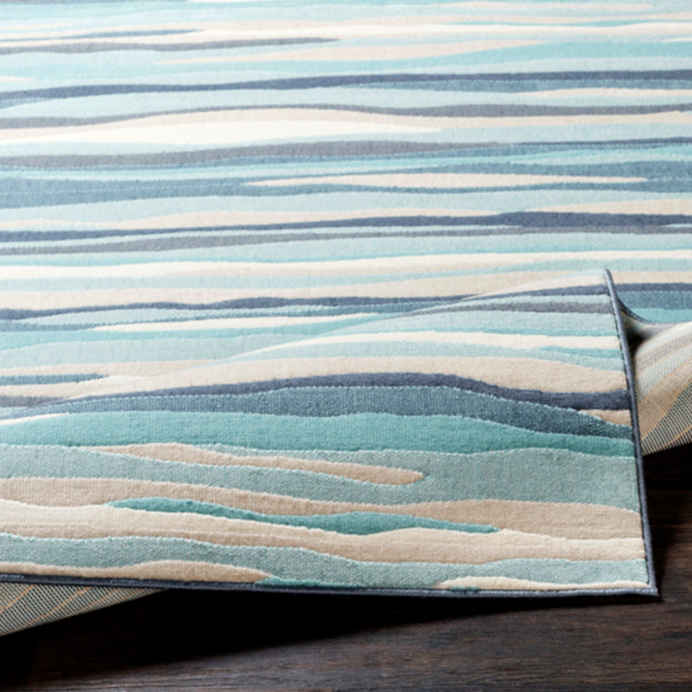 Surya Closeout City CIT-2321 Aqua Rug