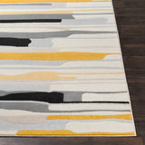 Surya Rug Co. City Mustard Rug | Light Gray Rugs | Rugs Done Right 