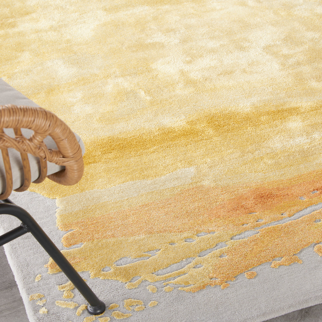 nourison prismatic prs19 grey gold rug
