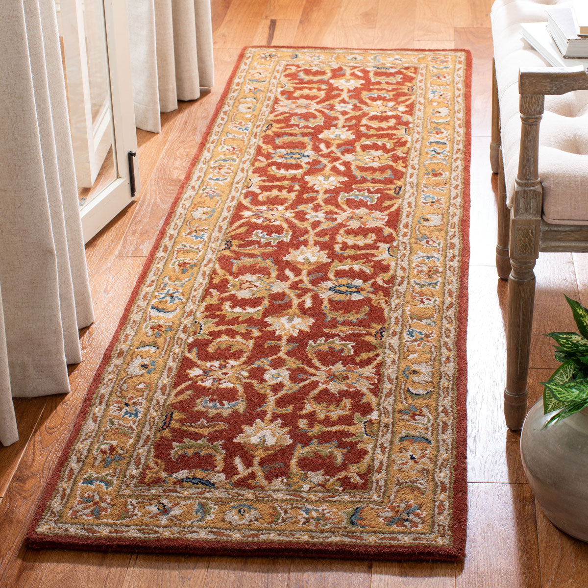 safavieh clearance classic cl758k rust rug