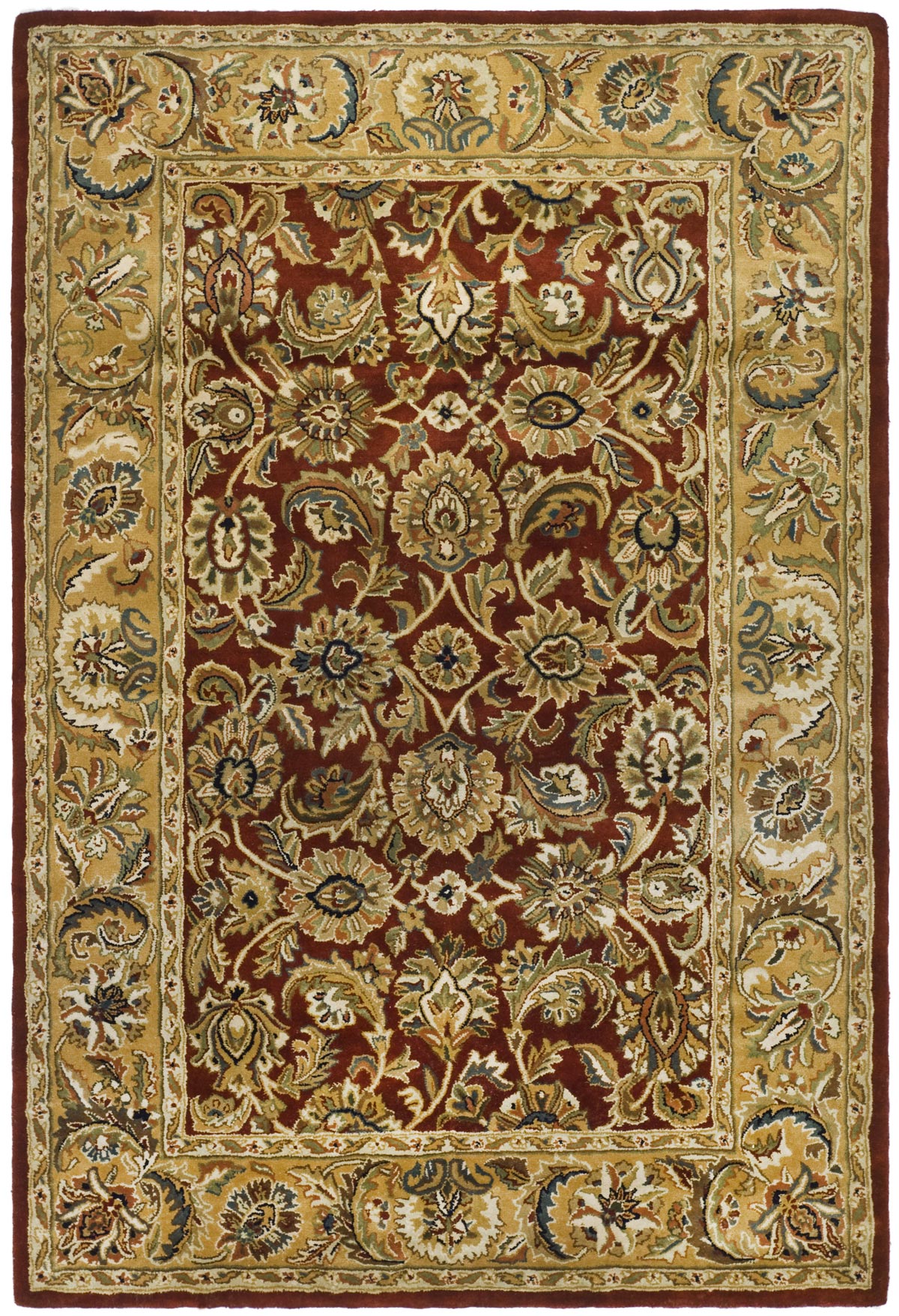 safavieh clearance classic cl758k rust rug
