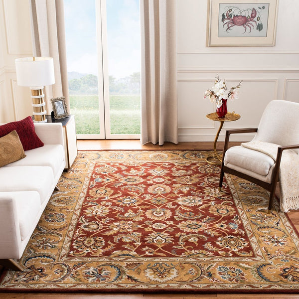 safavieh clearance classic cl758k rust rug