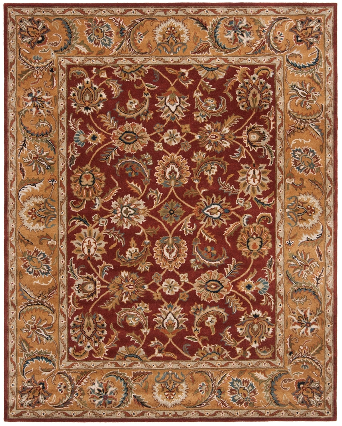 safavieh clearance classic cl758k rust rug