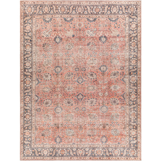 surya colin cln 2301 peach rug