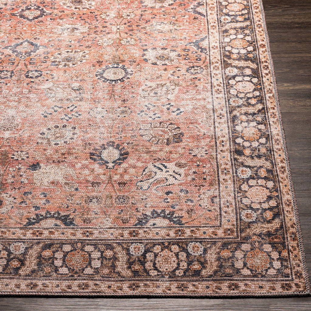 surya colin cln 2301 peach rug