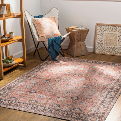 surya colin cln 2301 peach rug