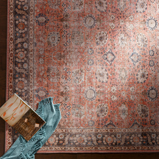 surya colin cln 2301 peach rug