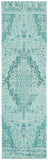 safavieh clearance clv classic vintage clv110k teal rug