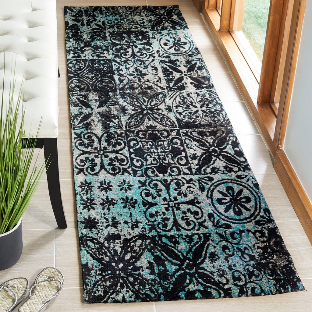 safavieh clearance clv classic vintage clv221a teal rug