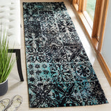 safavieh clearance clv classic vintage clv221a teal rug