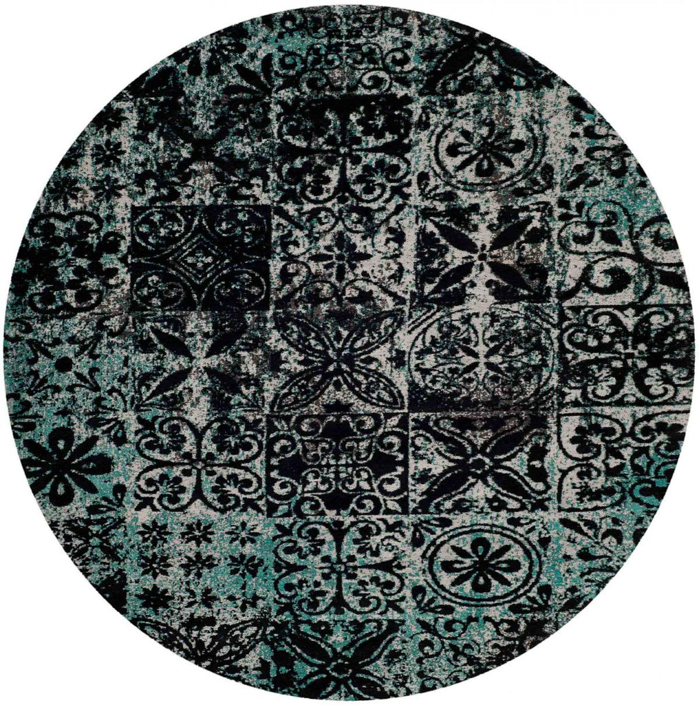 safavieh clearance clv classic vintage clv221a teal rug