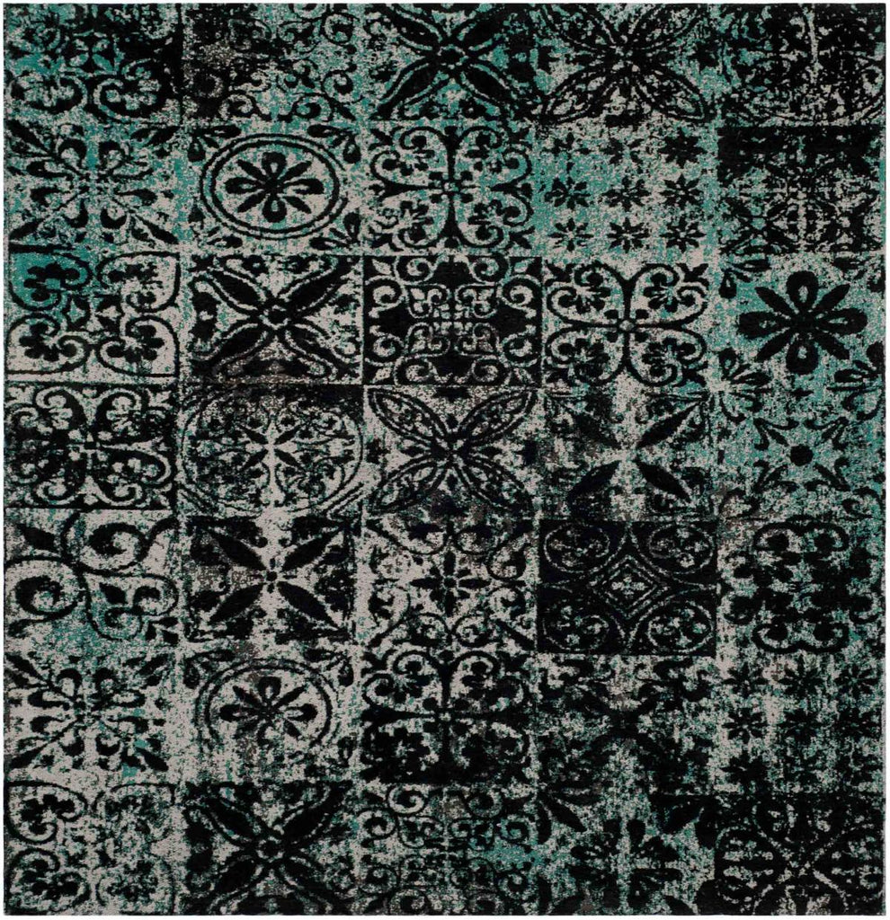 safavieh clearance clv classic vintage clv221a teal rug