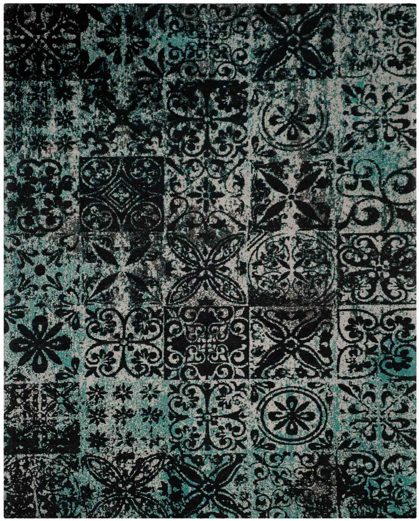 safavieh clearance clv classic vintage clv221a teal rug