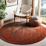 safavieh clearance clv classic vintage clv222a rust rug