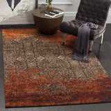 safavieh clearance clv classic vintage clv224a rust rug
