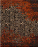 safavieh clearance clv classic vintage clv224a rust rug