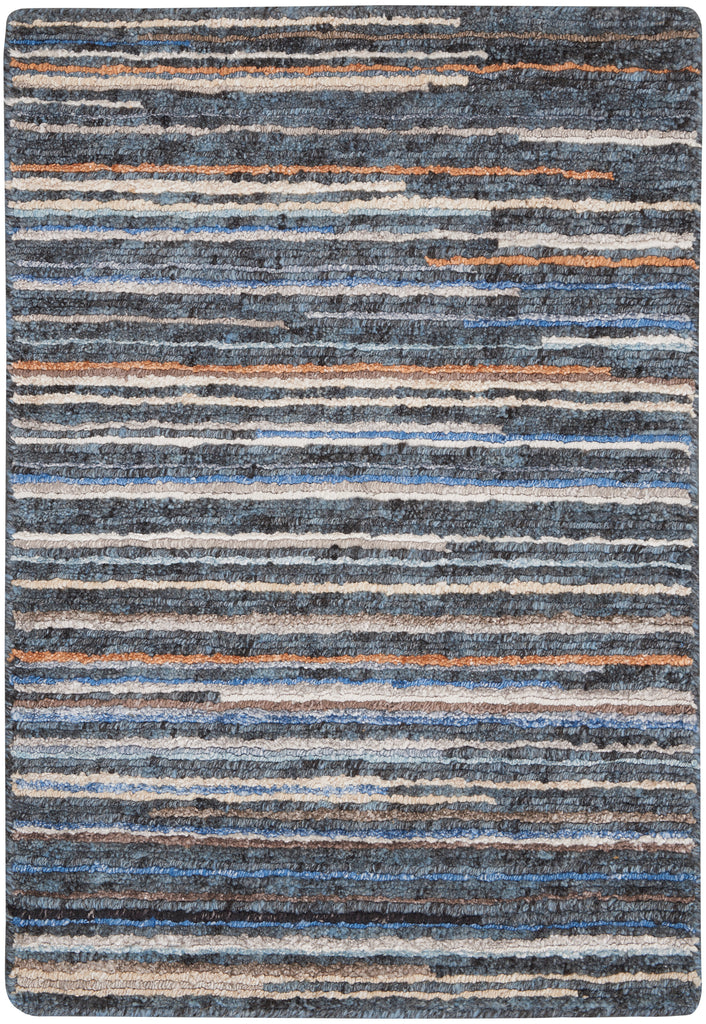 nourison plateau pae01 blue rug