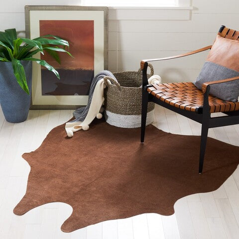 Safavieh Clearance Suede Cowhide COH800S Light Brown Rug