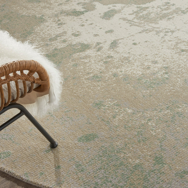 nourison twilight twi06 ivory green rug