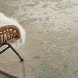 nourison twilight twi06 ivory green rug