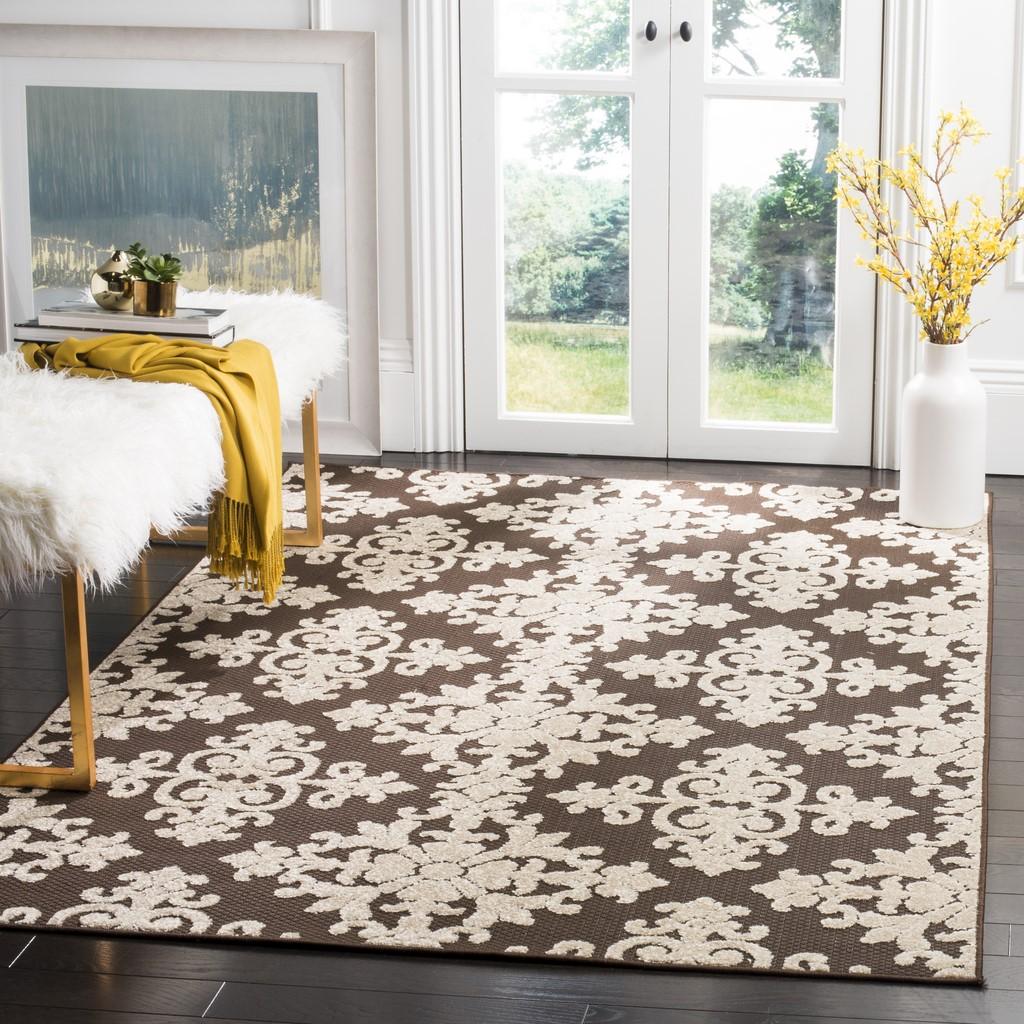 safavieh clearance cottage cot906d brown rug