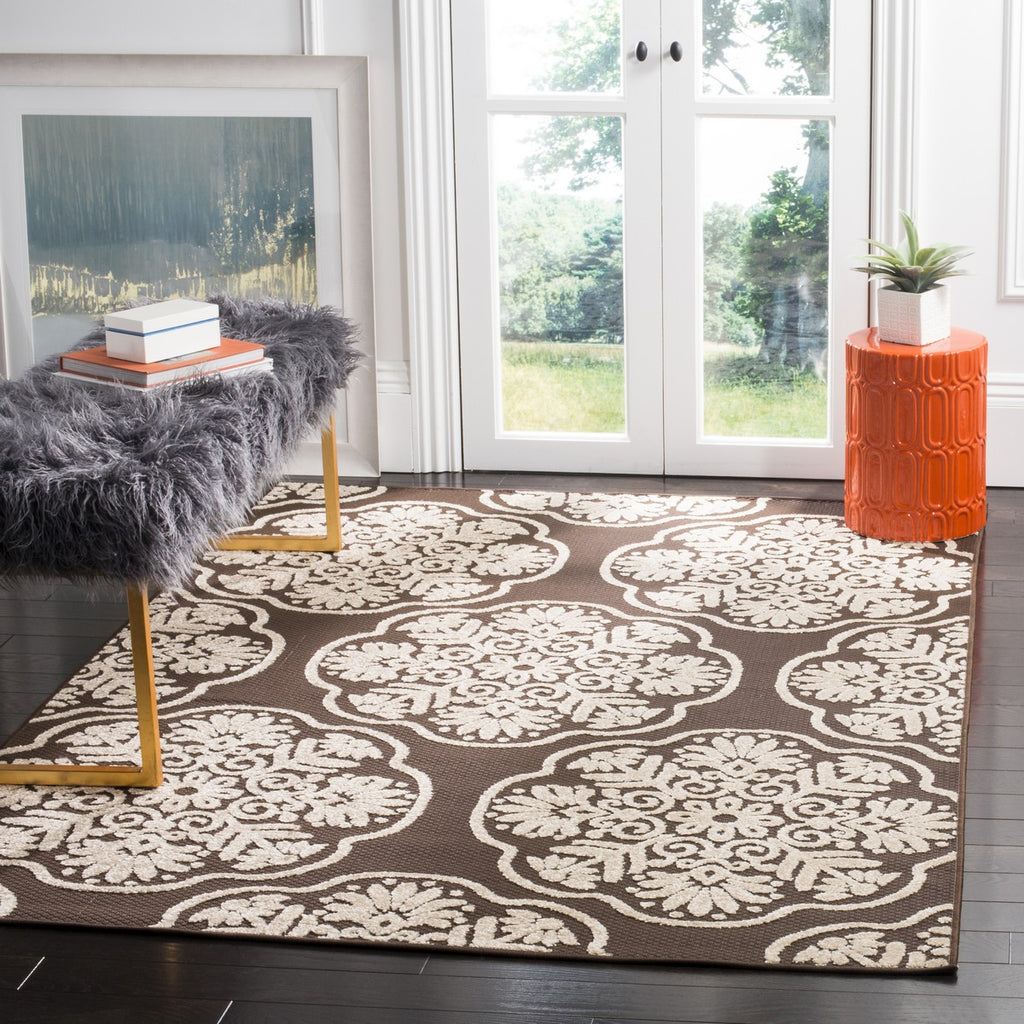 safavieh clearance cottage cot911d brown rug
