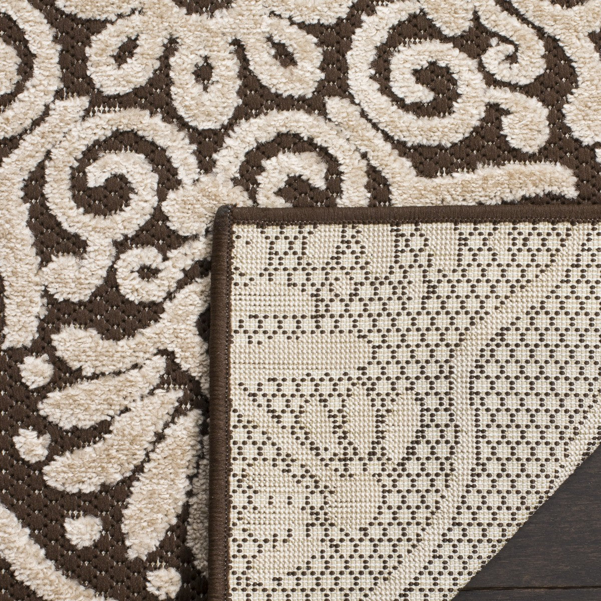 safavieh clearance cottage cot911d brown rug