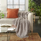 nourison life styles gt037 khaki pillow