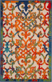 nourison aloha alh21 multicolor rug