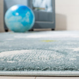 safavieh clearance carousel kids crk103j teal rug