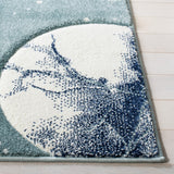 safavieh clearance carousel kids crk103j teal rug
