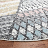 safavieh clearance carousel kids crk117f grey rug