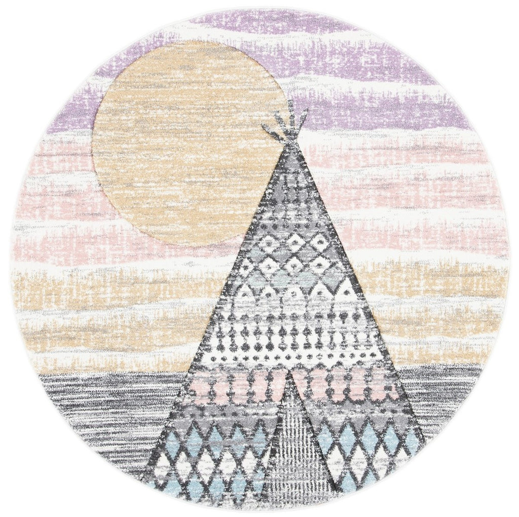 safavieh clearance carousel kids crk117f grey rug