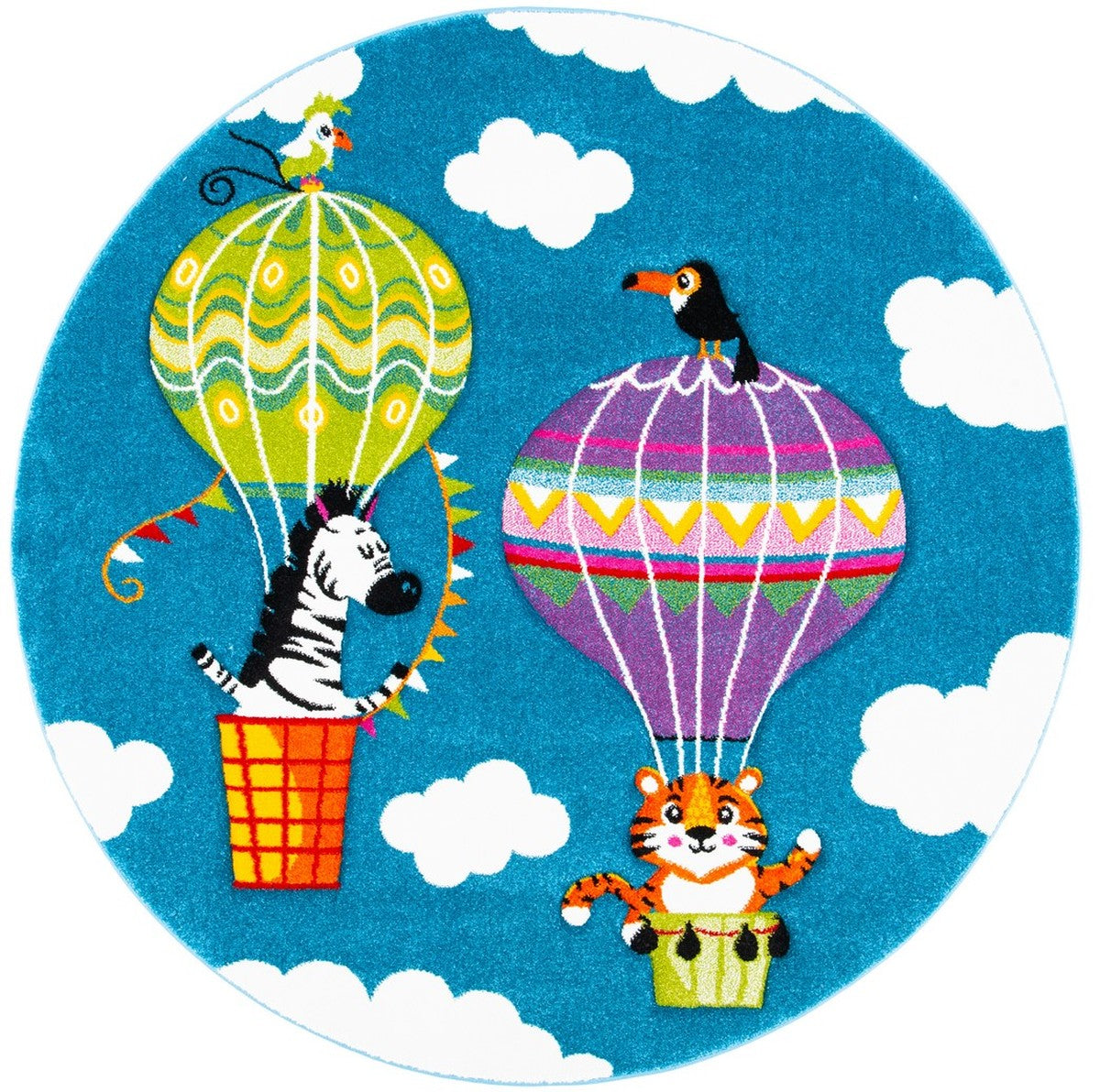 safavieh clearance carousel kids crk118m blue rug