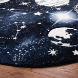 safavieh clearance carousel kids crk122m dark blue rug