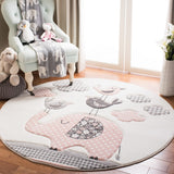 safavieh clearance carousel kids crk127p pink rug