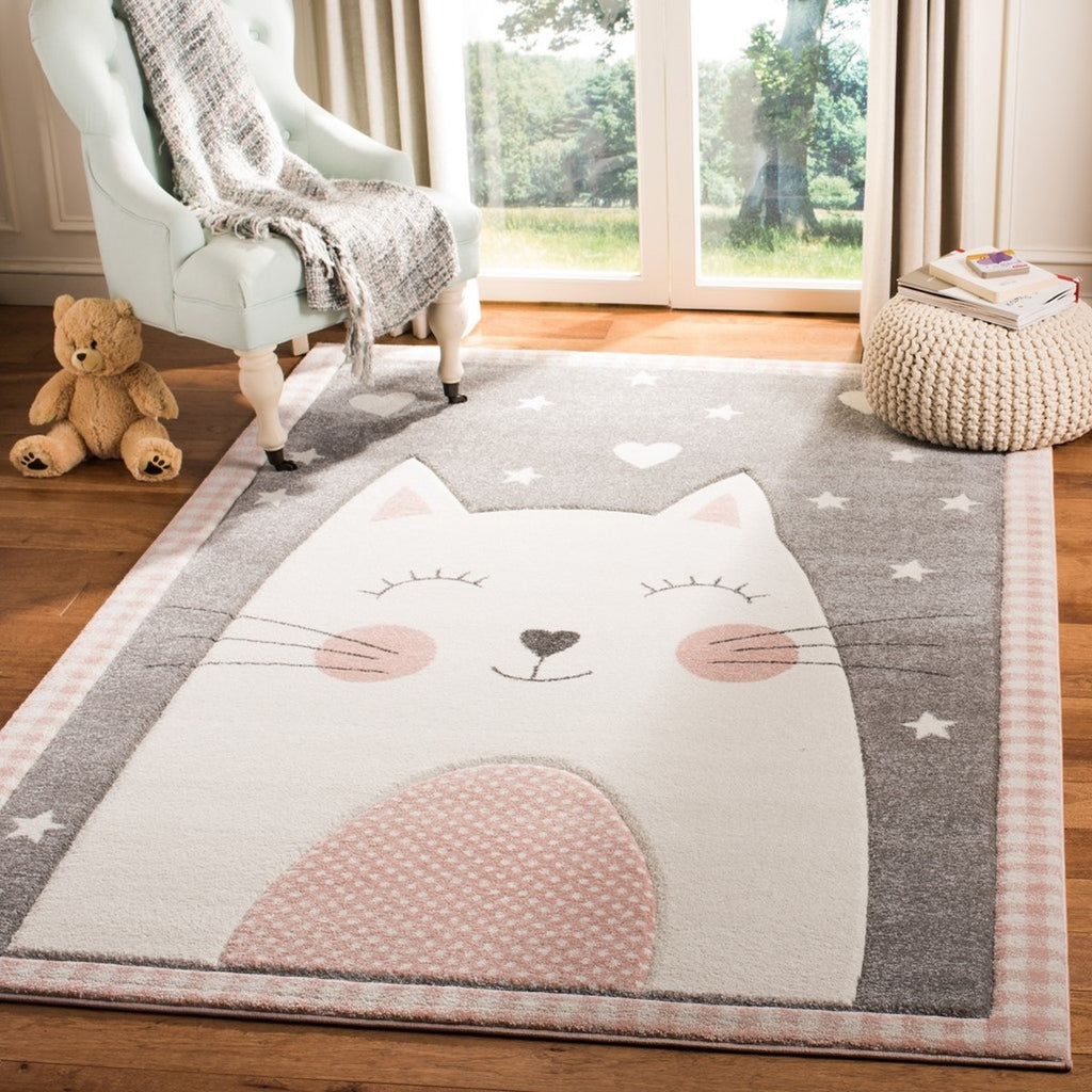 safavieh clearance carousel kids crk134p pink rug