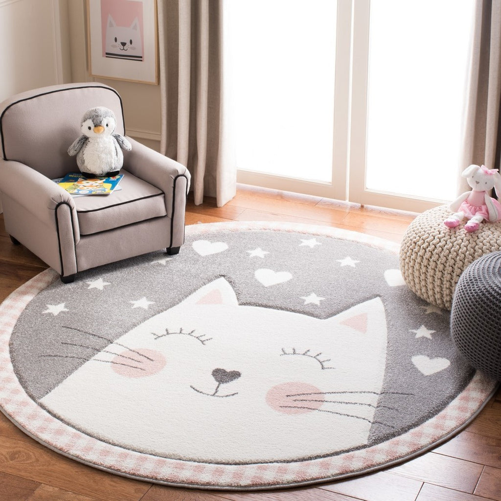 safavieh clearance carousel kids crk134p pink rug