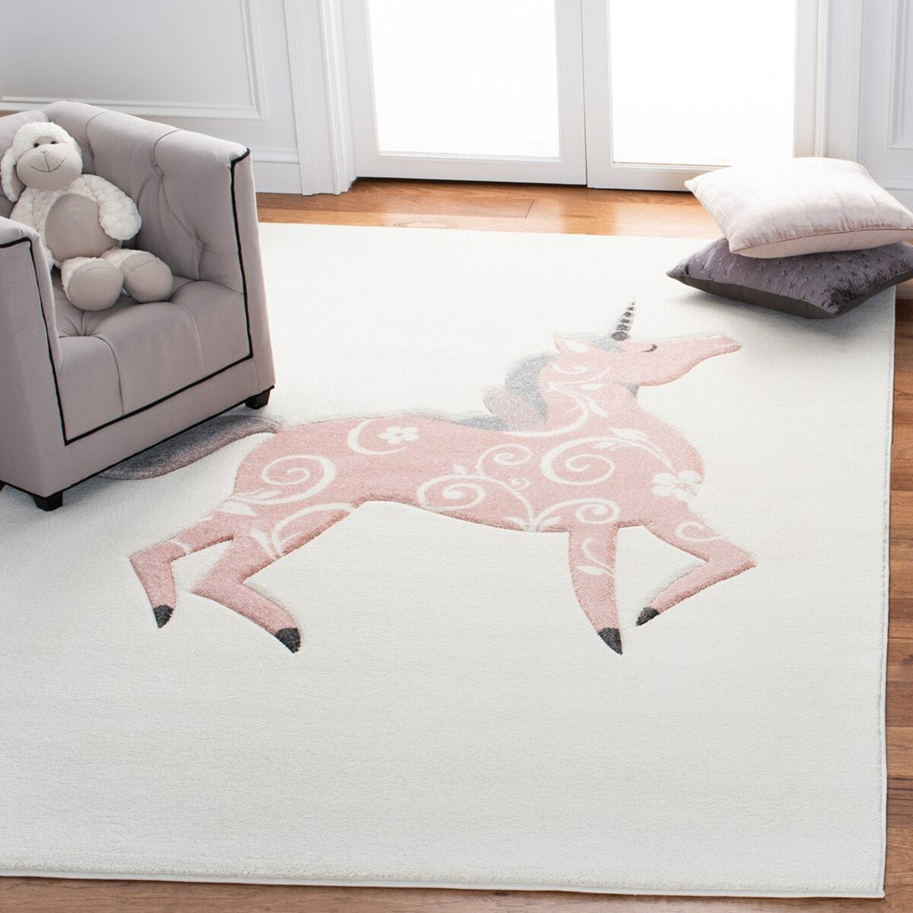 safavieh clearance carousel kids crk163a ivory rug