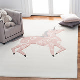 safavieh clearance carousel kids crk163a ivory rug