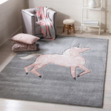 safavieh clearance carousel kids crk163f grey rug