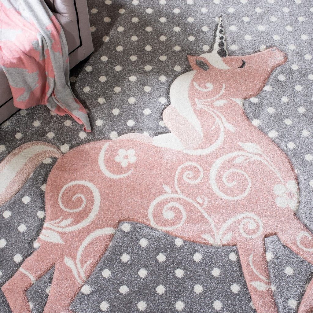 safavieh clearance carousel kids crk163g grey ivory rug