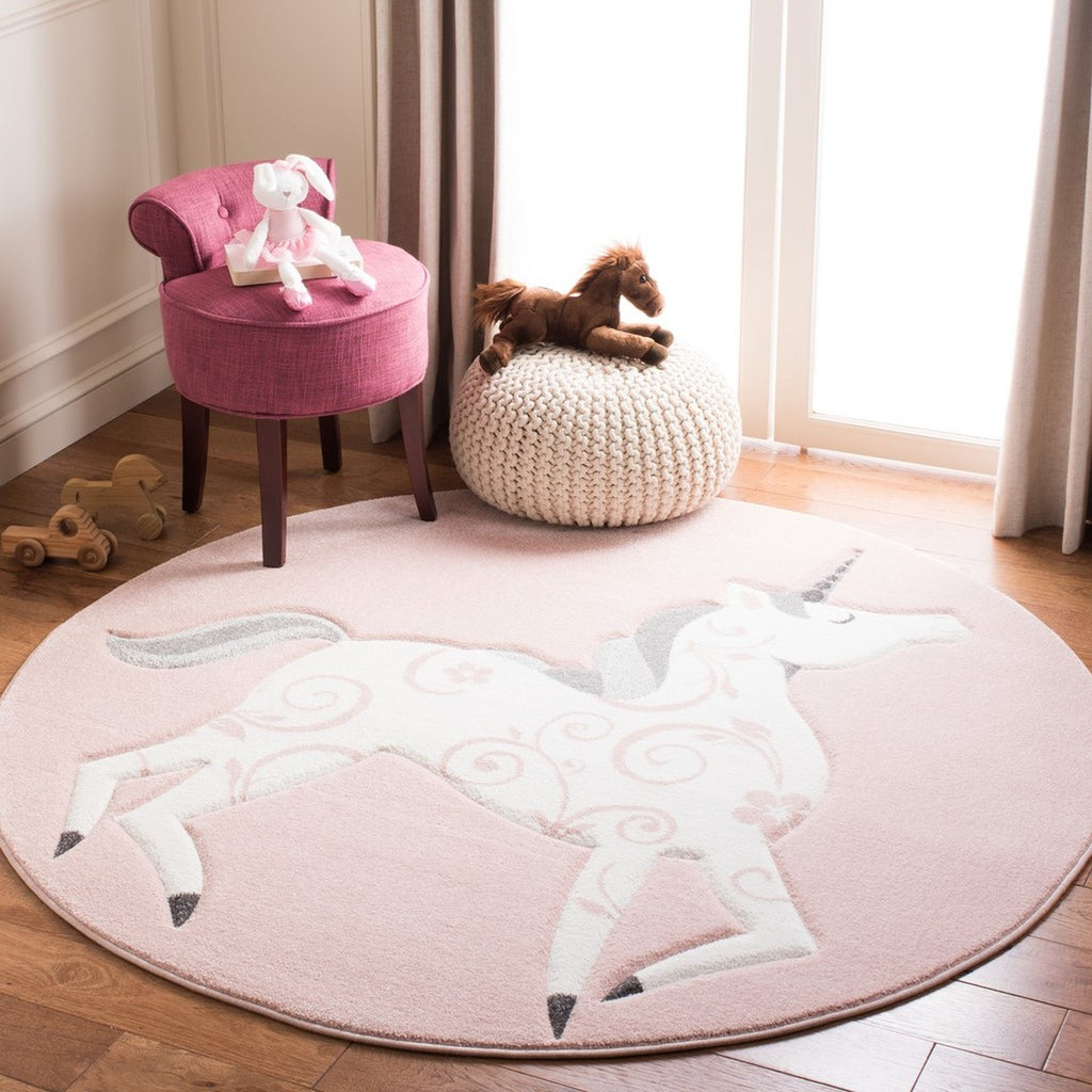 safavieh clearance carousel kids crk163p pink rug