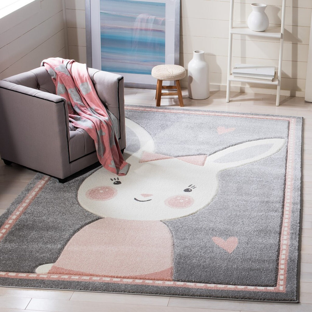 safavieh clearance carousel kids crk166f grey rug