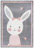 safavieh clearance carousel kids crk166f grey rug